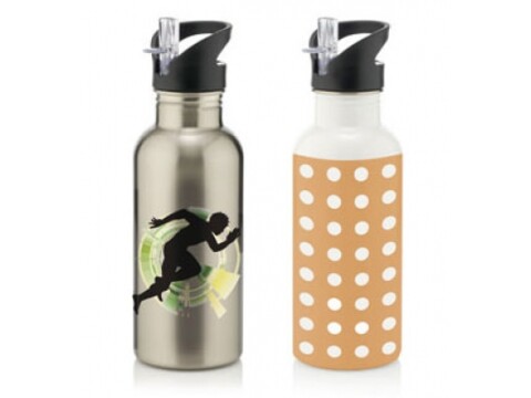 600ml Sports Bottle with Straw